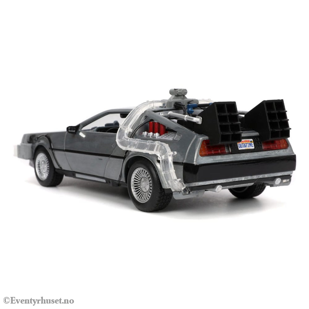 Back to the Future Hollywood Rides Diecast Model 1/24 Back to the Future 1 Time Machine Collectibles