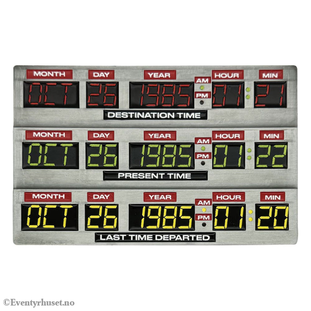Back To The Future Ingot 40th Anniversary Time Circuits Limited Edition Collectibles