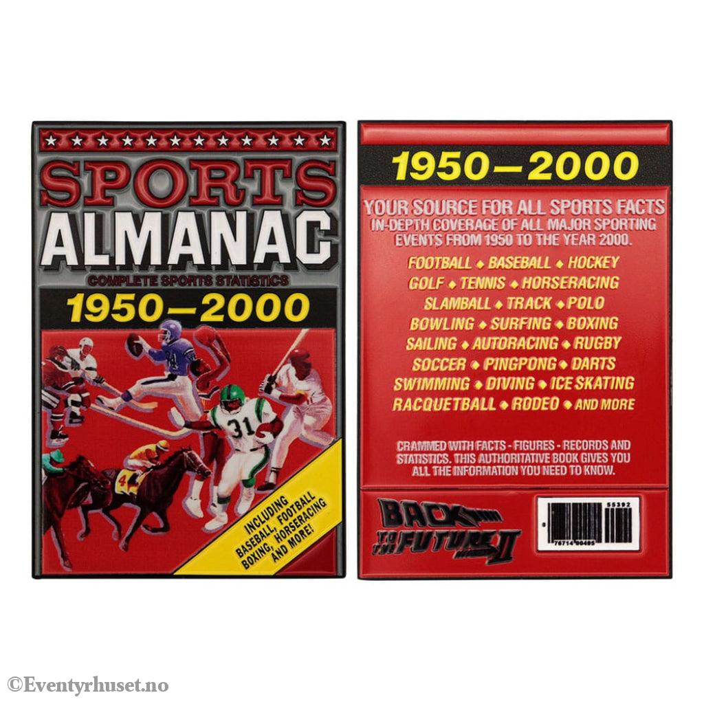 Back to the Future Ingot Sport Almanac Limited Edition Collectibles