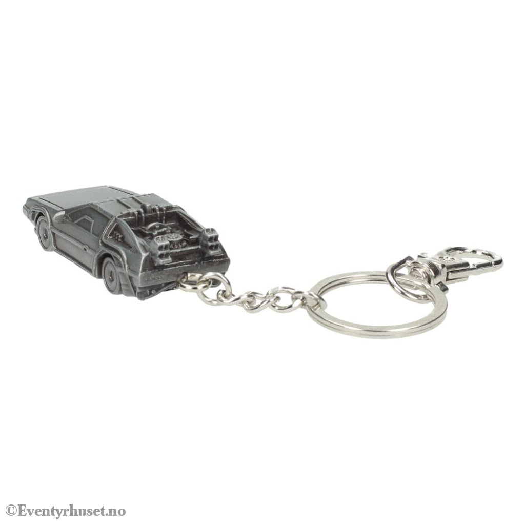 Back to the Future Metal Keychain DeLorean 7 cm Fashion & Accessories