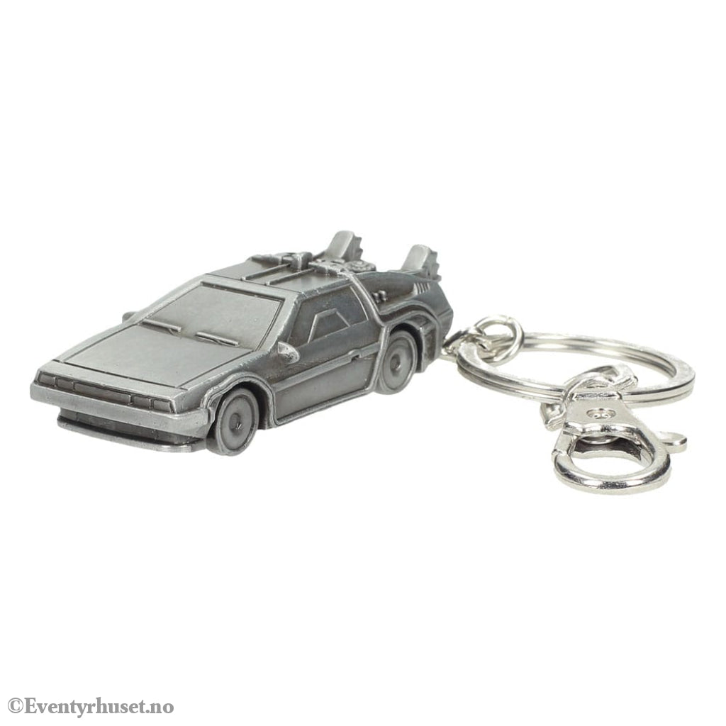 Back to the Future Metal Keychain DeLorean 7 cm Fashion & Accessories