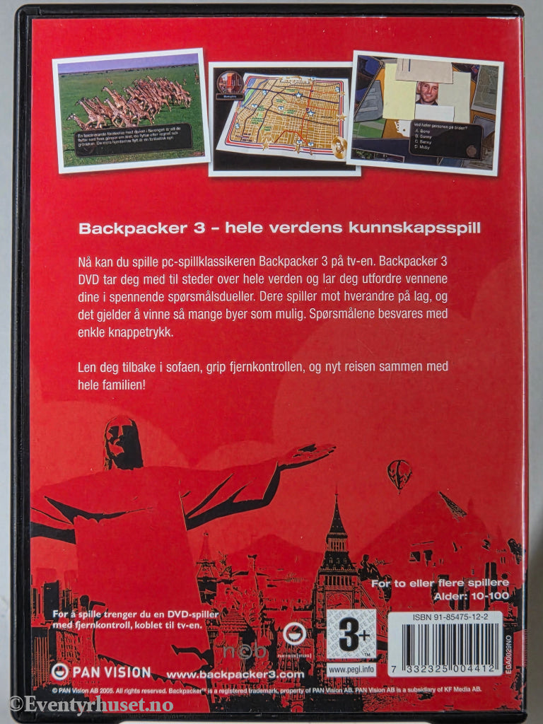 Backpacker 3. 2003. DVD-spill.