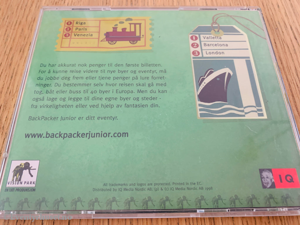 Backpacker Junior. PC-spill.
