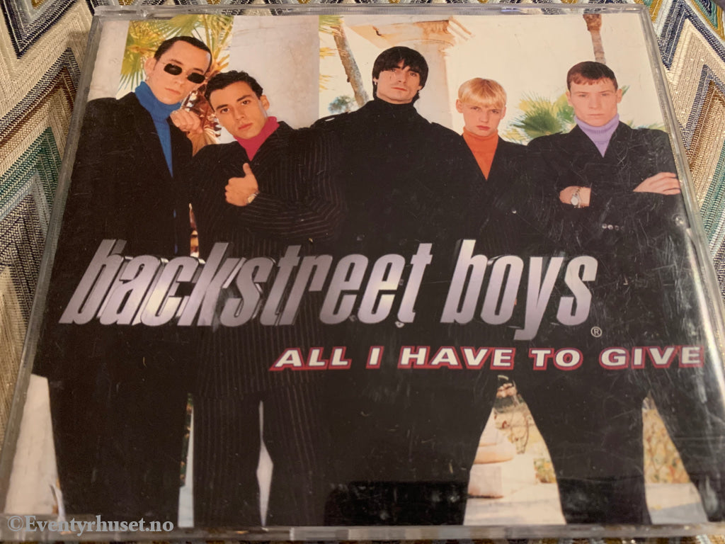 Backstreet Boys - All I Have To Give. 1997. Cd - Singel. Cd