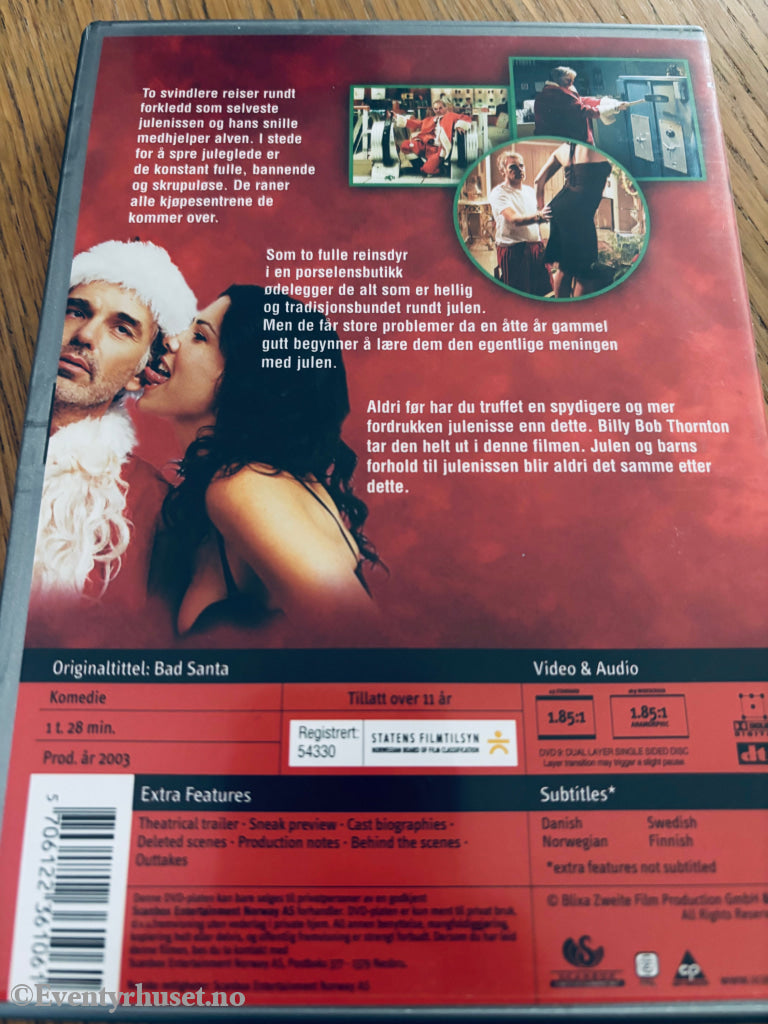 Bad Santa. DVD.