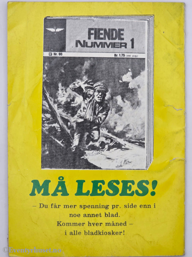 Bajonett-serien, Nr. 68. Mellom to menn. Hefte.