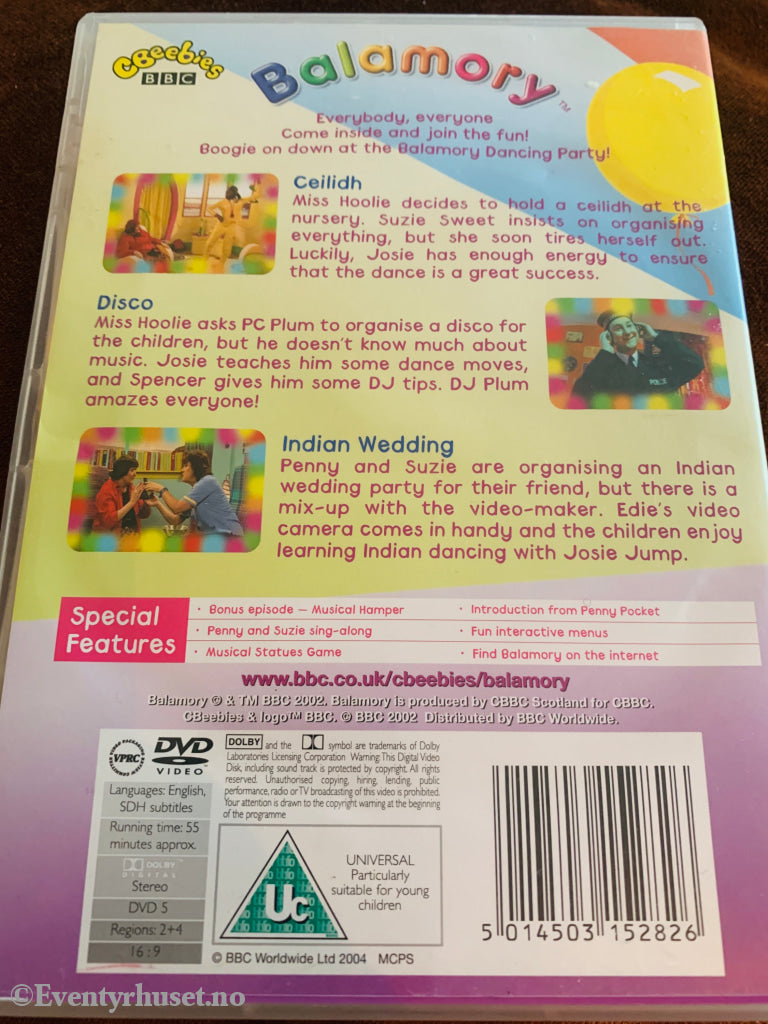 Balamory - Dancing Party (BBC). Solgt i Norge! DVD