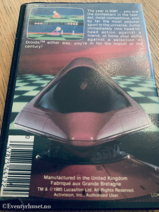 Ballblazer (1985). Commodore 64 (C64) spill solgt i Norge! Commodore 64/136