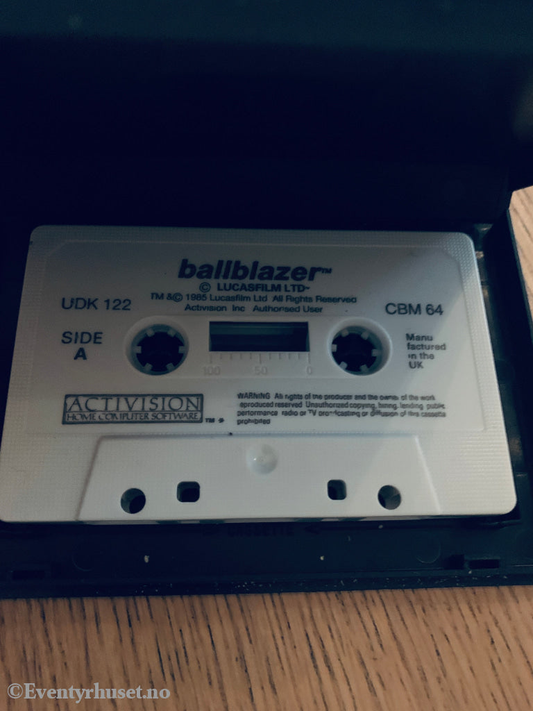 Ballblazer (1985). Commodore 64 (C64) spill solgt i Norge! Commodore 64/136