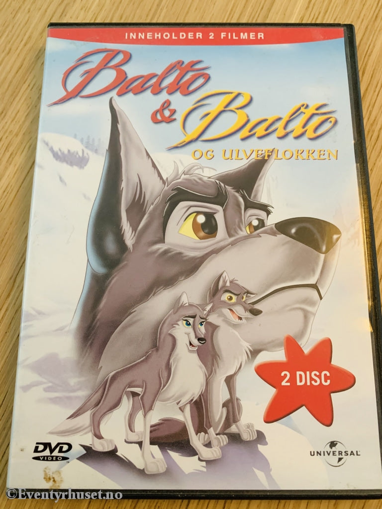 Balto & Og Ulveflokken. 2 Disker. Dvd. Dvd