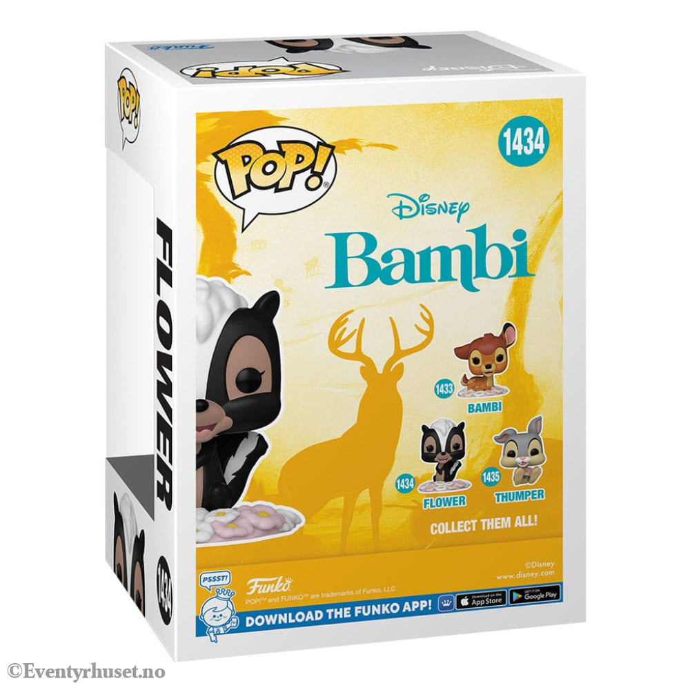 Bambi 80th Anniversary POP! Disney Vinyl Figure Flower 9 cm Collectibles