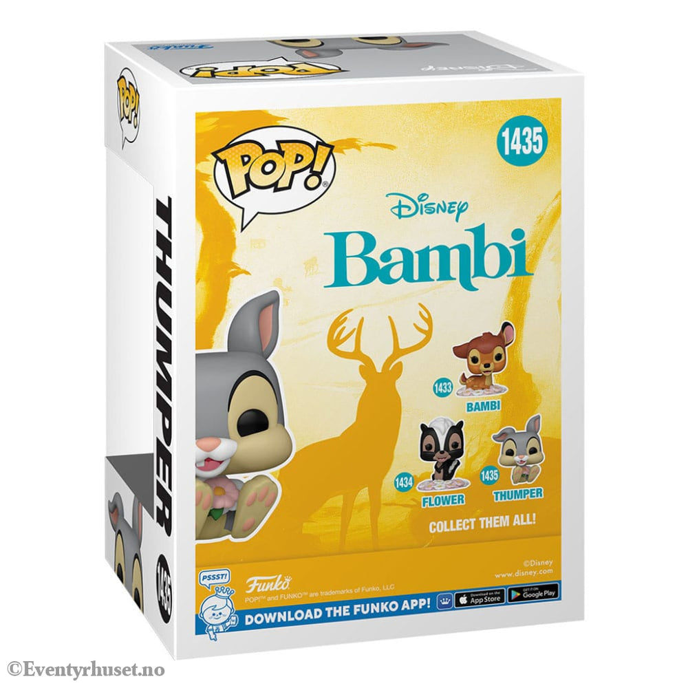 Bambi 80th Anniversary POP! Disney Vinyl Figure Thumper 9 cm Collectibles