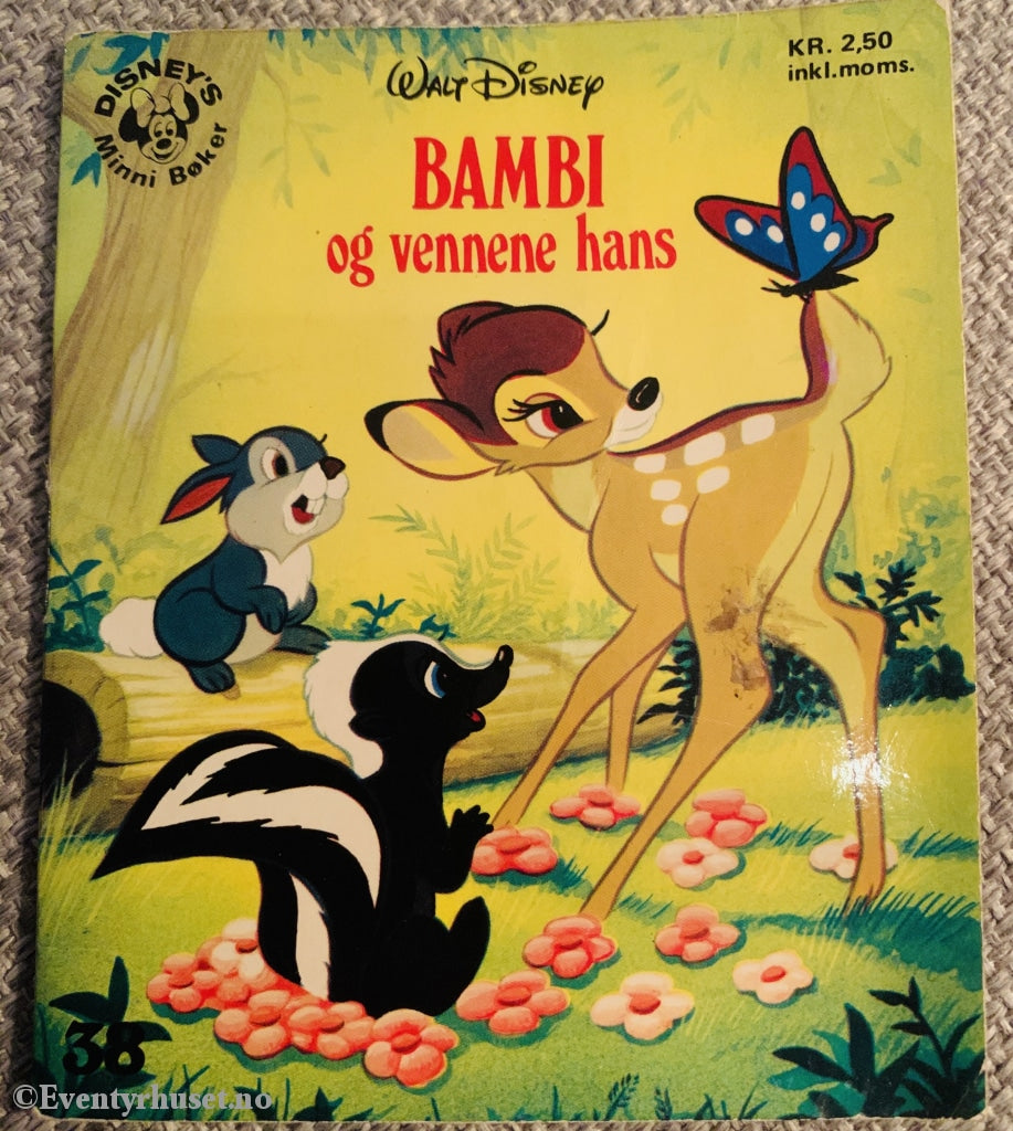Bambi Og Vennene Hans (Disneys Minni Bøker). 1977. Fortelling