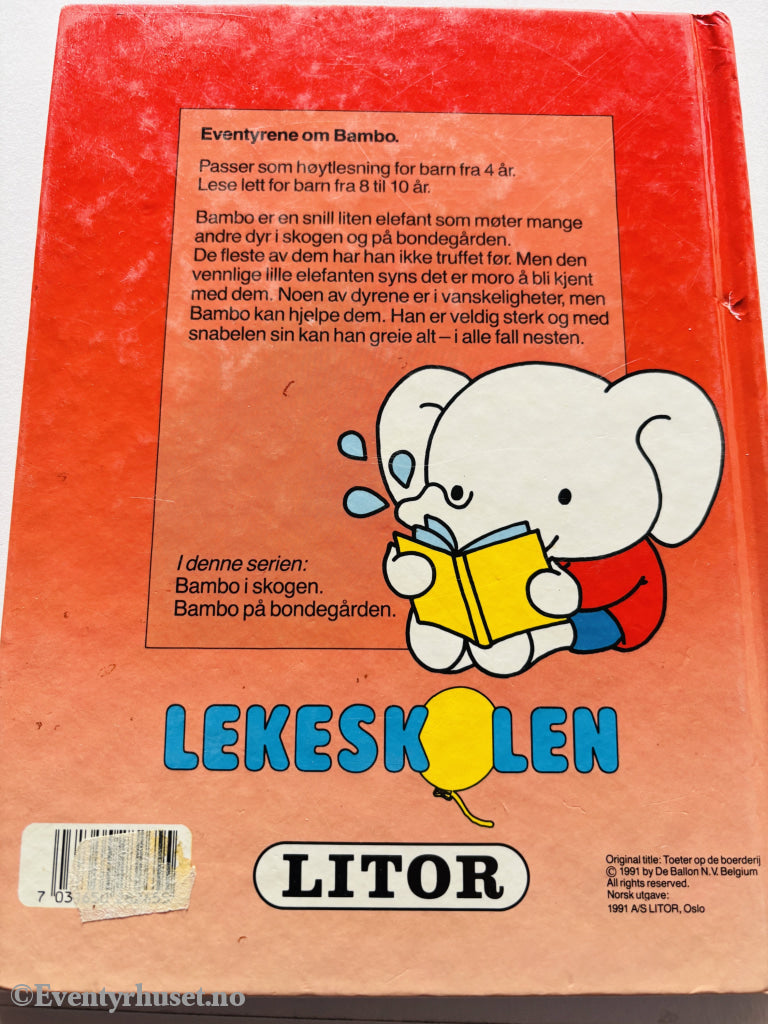 Bambo på bondegården. 1985. Barnebok.