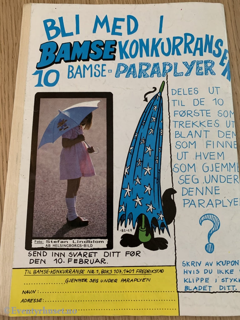 Bamse. 01/1989. Tegneserieblad