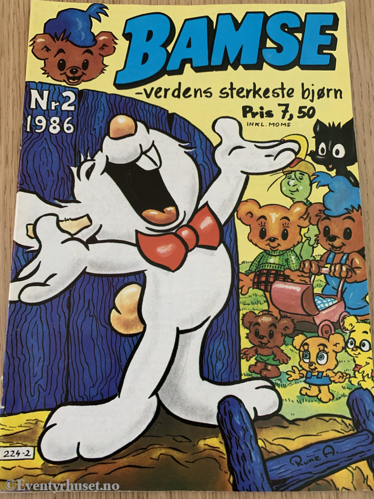 Bamse. 02/1986. Tegneserieblad