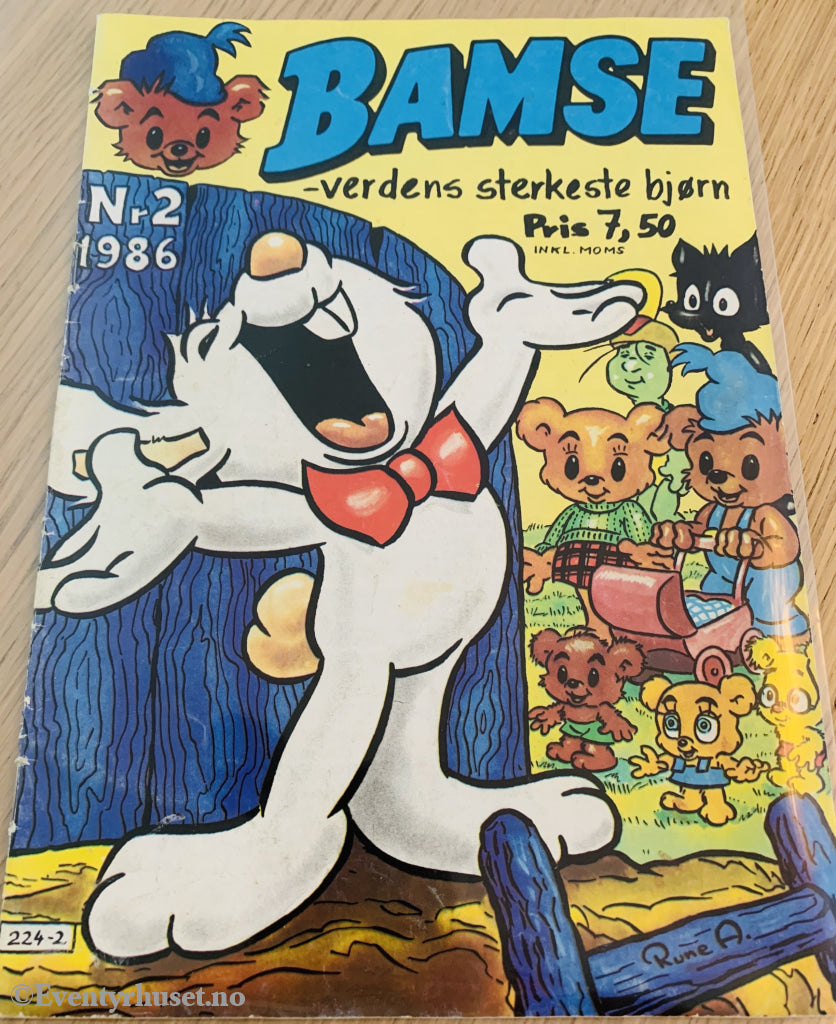 Bamse. 02/1986. Tegneserieblad