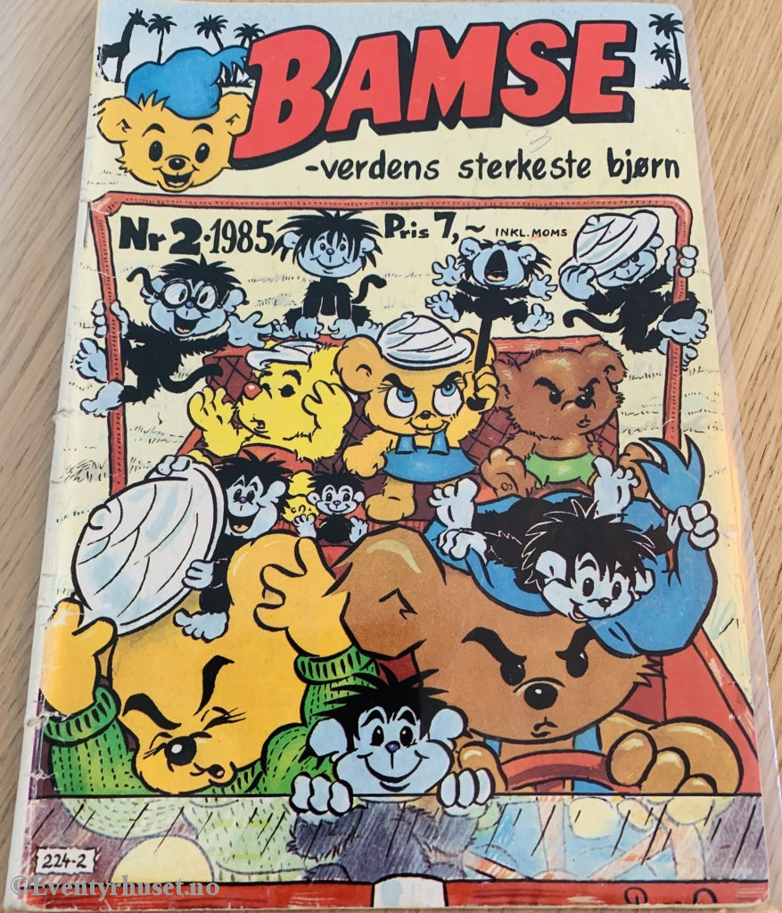 Bamse. 02/1985. Tegneserieblad