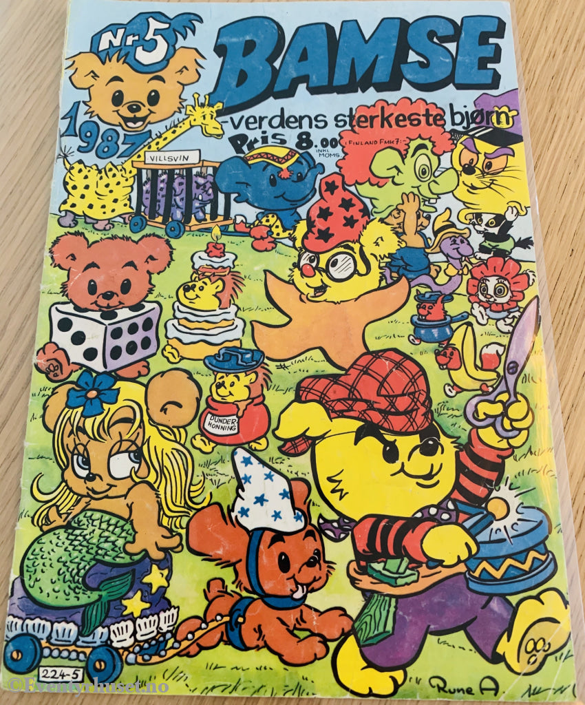 Bamse. 05/1987. Tegneserieblad