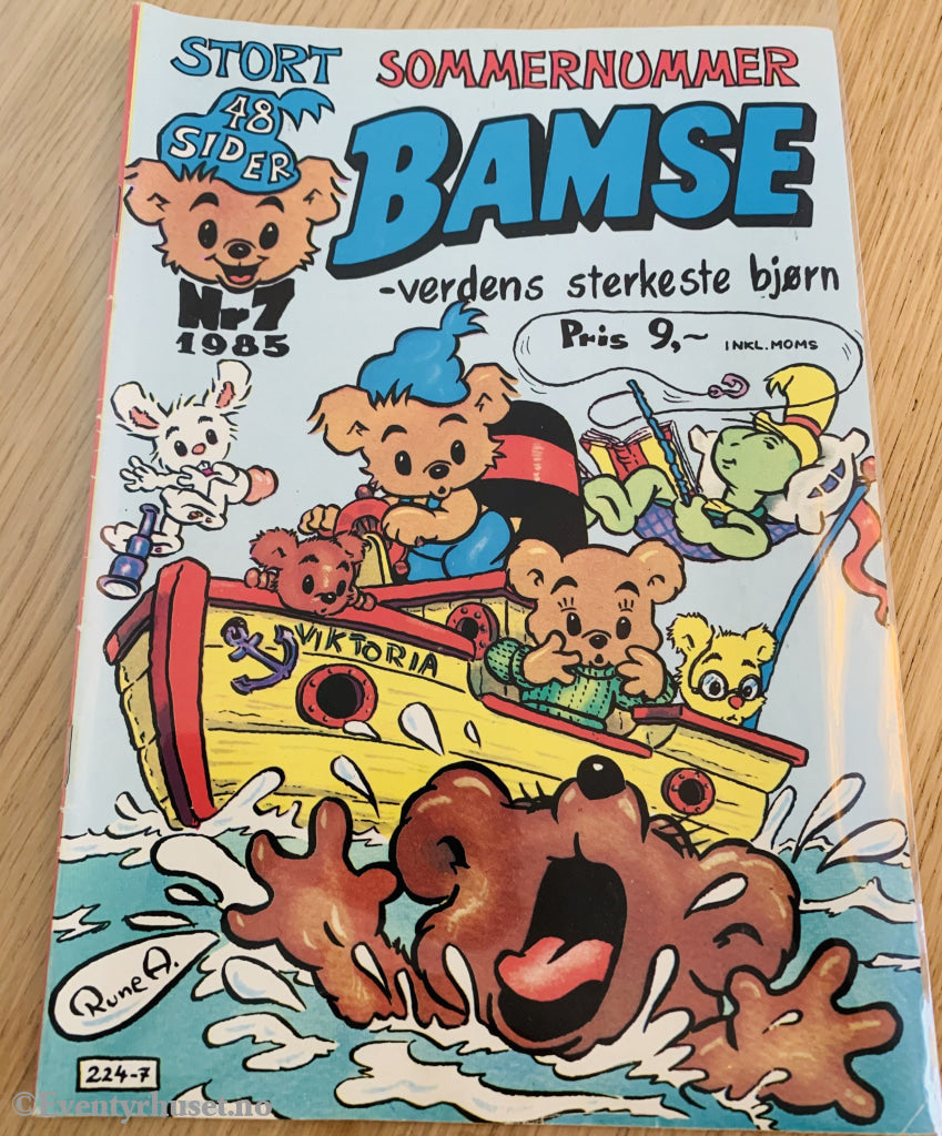 Bamse. 07/1985. Tegneserieblad