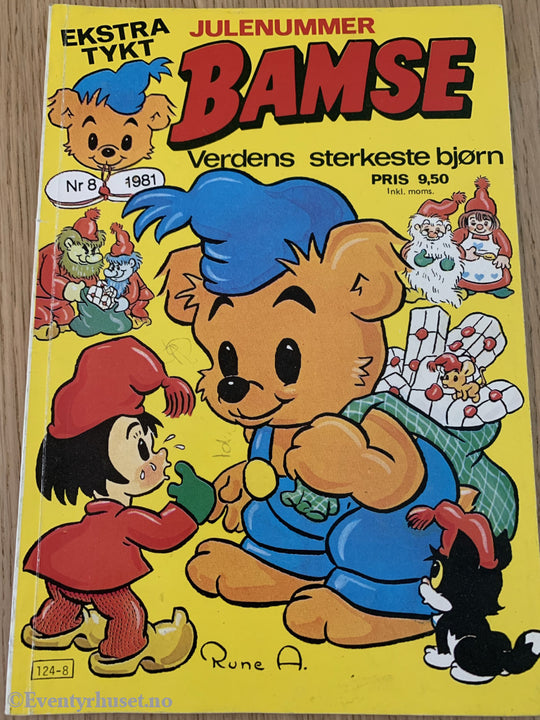 Bamse. 08/1981. Tegneserieblad