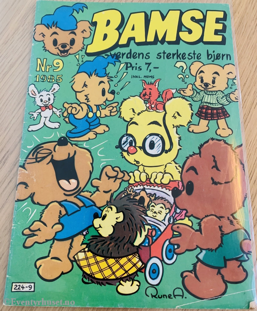 Bamse. 09/1985. Tegneserieblad