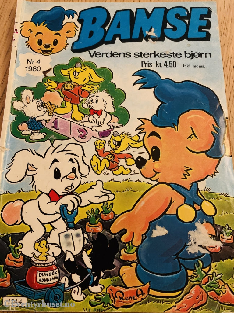 Bamse. 1980/04. Tegneserieblad