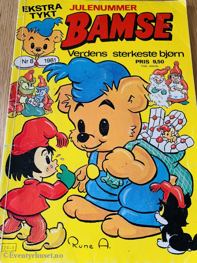 Bamse. 1981/08. Tegneserieblad