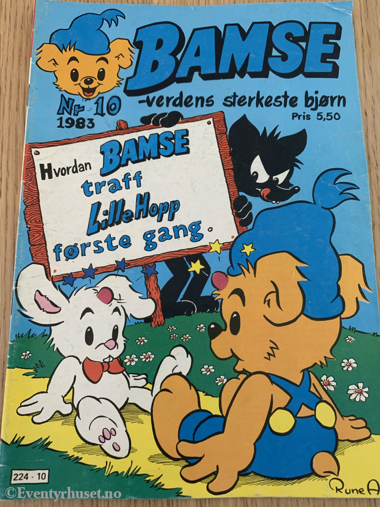 Bamse. 10/1983. Tegneserieblad