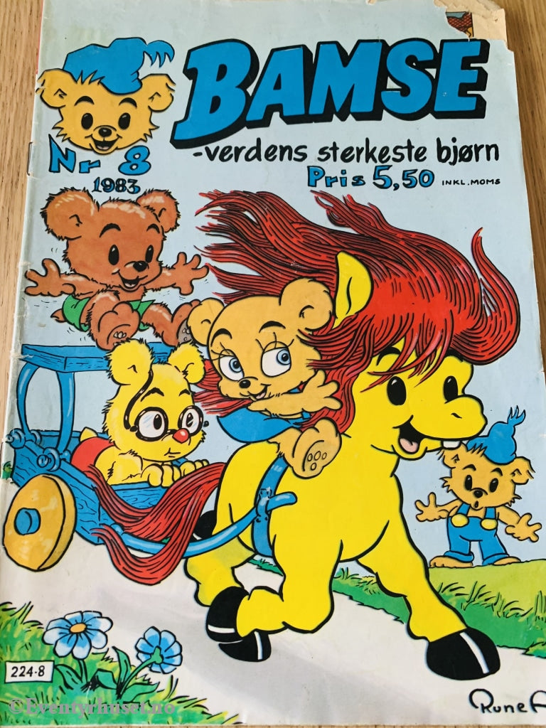 Bamse. 1983/08. Tegneserieblad