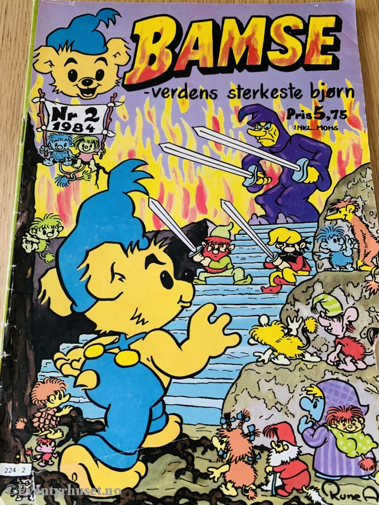 Bamse. 1984/02. Tegneserieblad