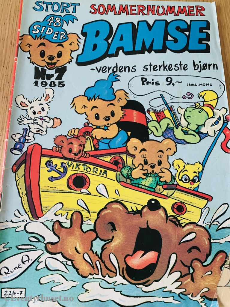 Bamse. 1985/07. Tegneserieblad