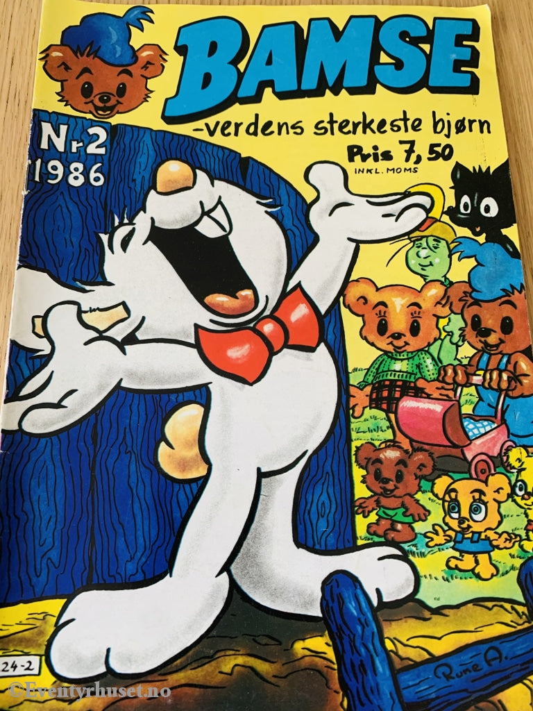 Bamse. 1986/02. Tegneserieblad