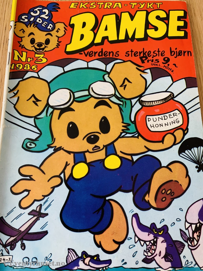 Bamse. 1986/03. Tegneserieblad