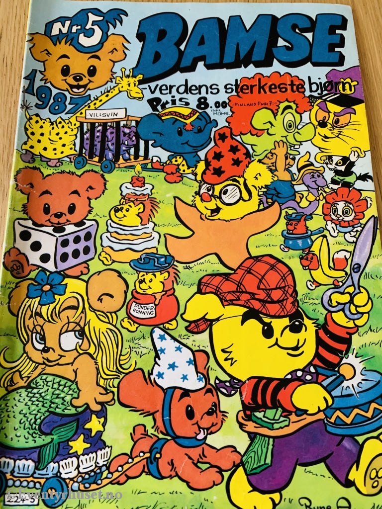 Bamse. 1987/05. Tegneserieblad