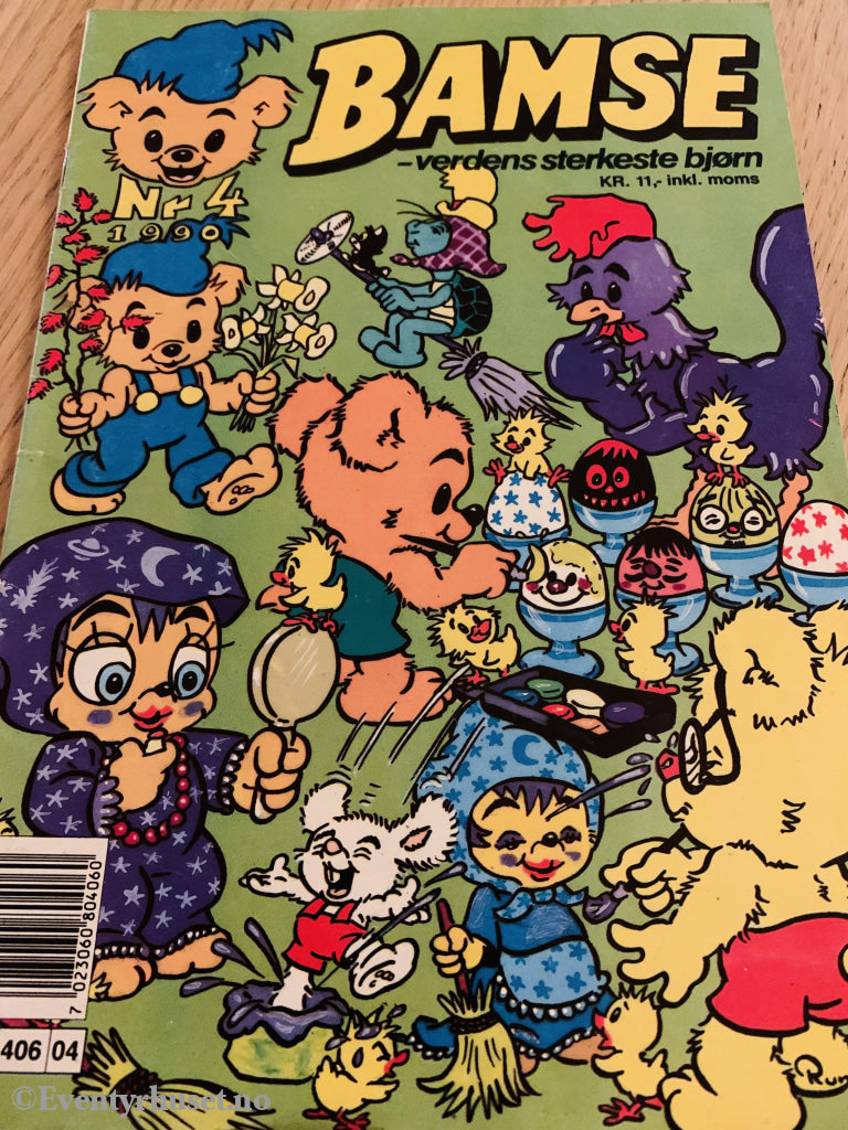 Bamse. 1990/04. Tegneserieblad