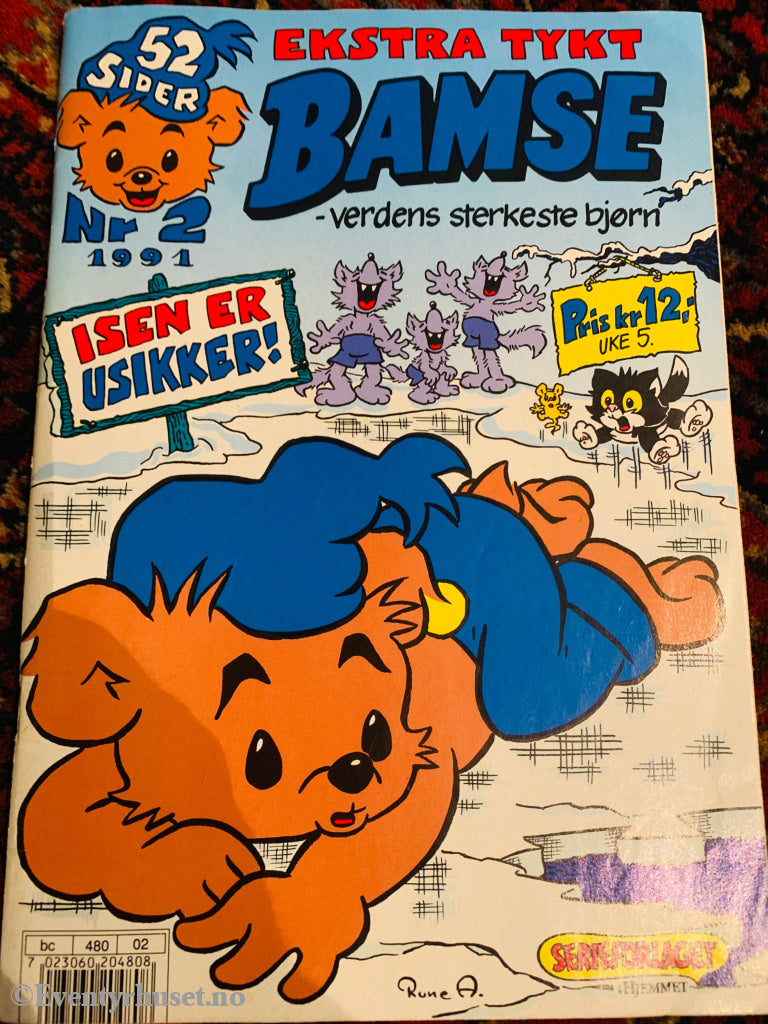 Bamse. 1991/02. Tegneserieblad