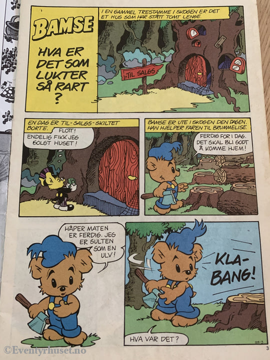 Bamse. 10/1991. Tegneserieblad