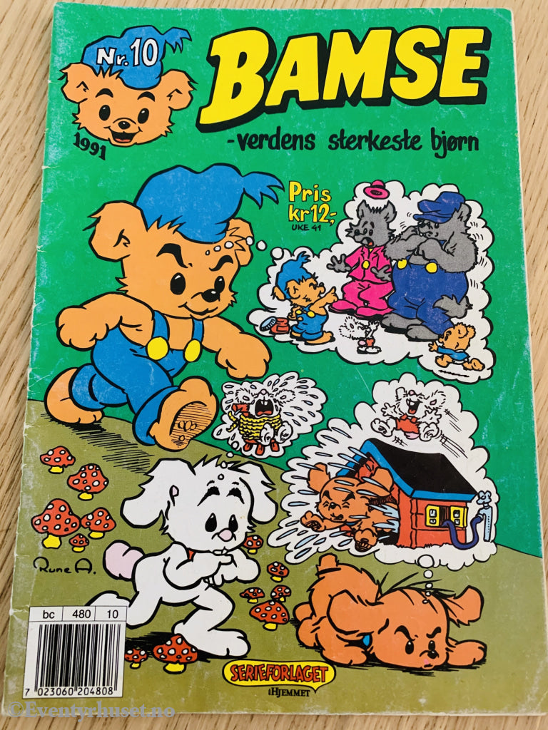 Bamse. 10/1991. Tegneserieblad