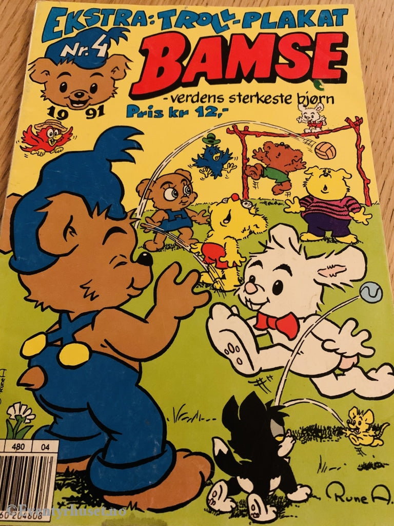 Bamse. 1991/04. Tegneserieblad