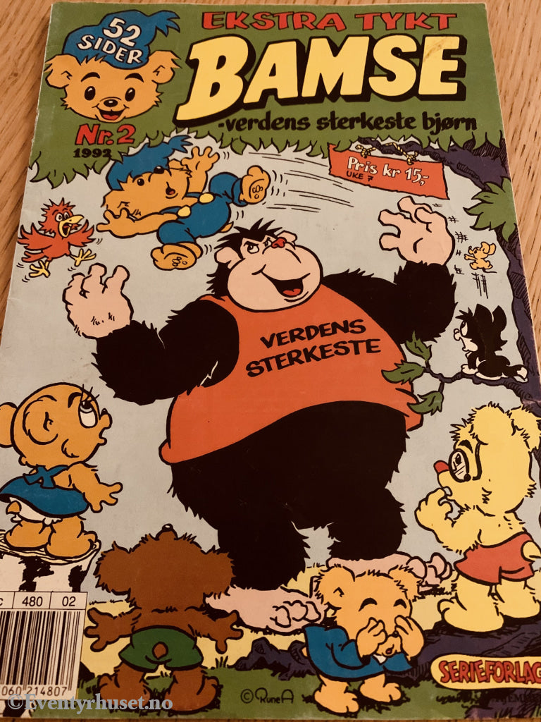 Bamse. 1992/02. Tegneserieblad