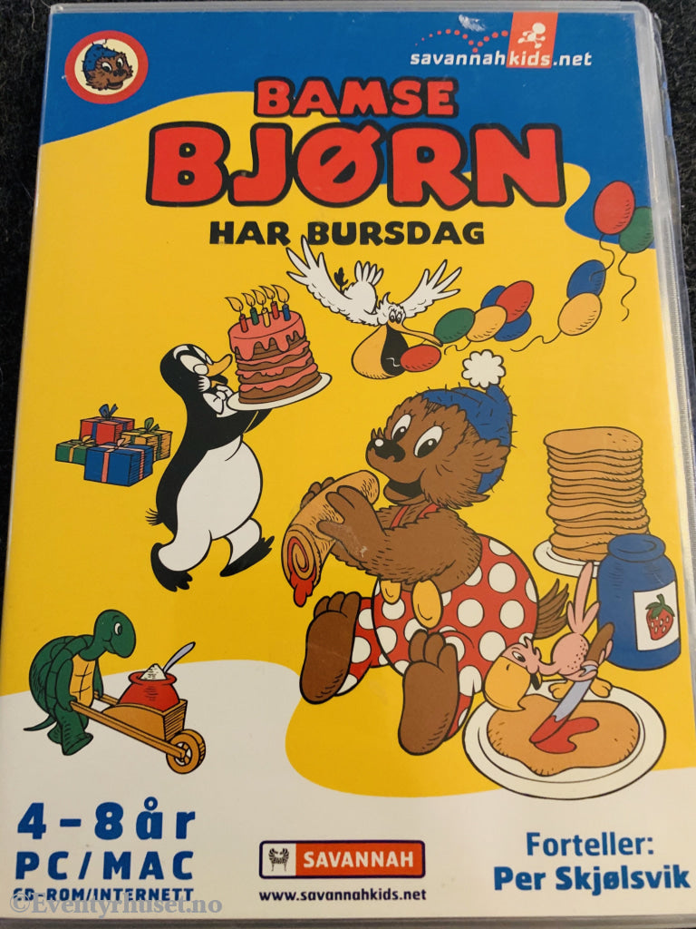 Bamse Bjørn Har Bursdag. Pc/mac-Spill. Pc Spill
