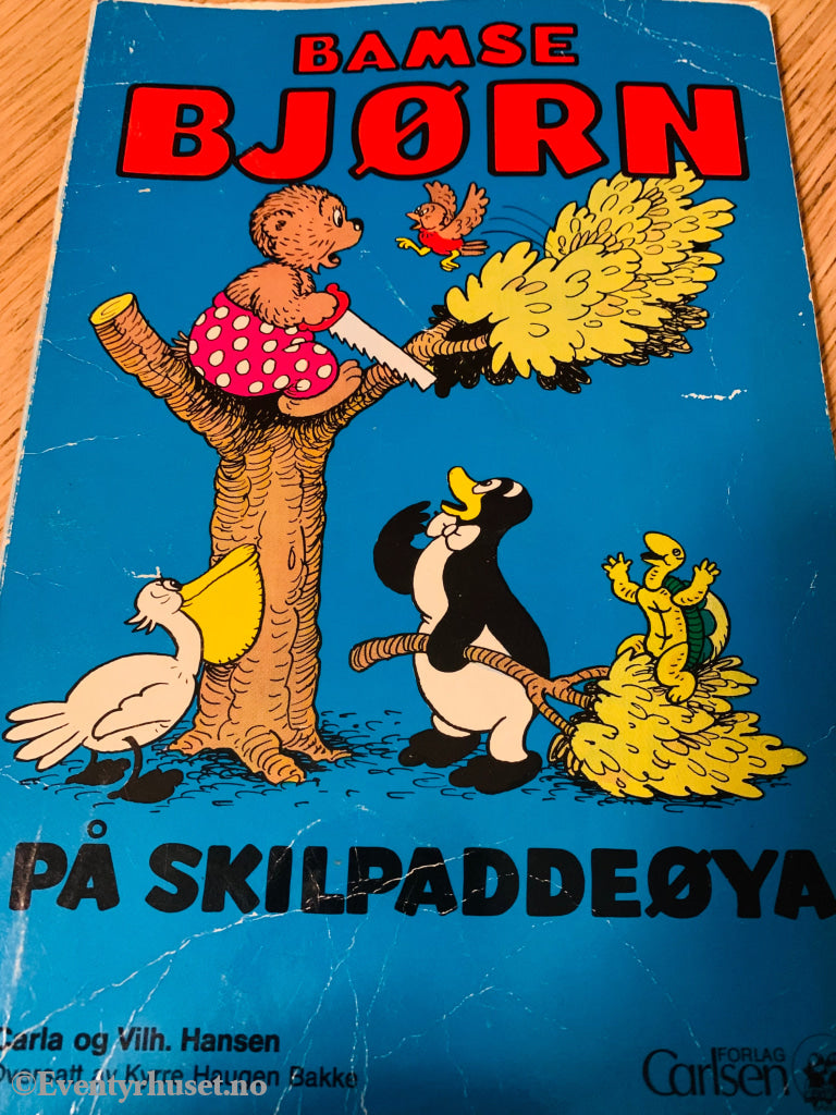 Bamse Bjørn På Skilpaddeøya. 1973/90. Tegneserieblad