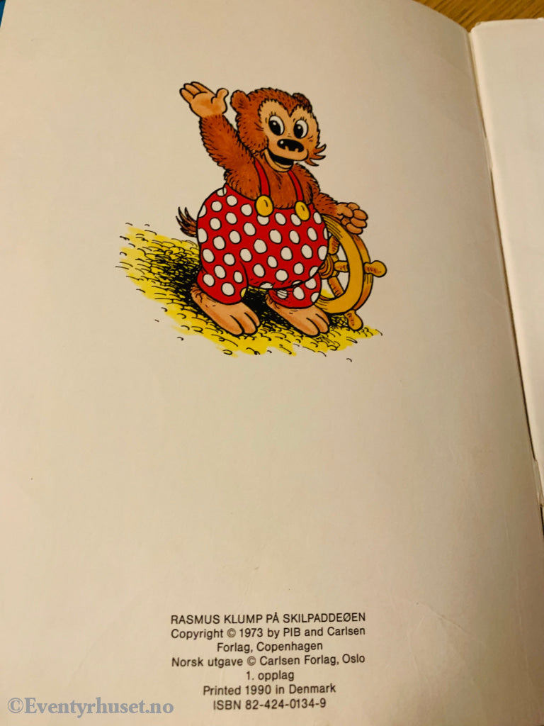 Bamse Bjørn På Skilpaddeøya. 1973/90. Tegneserieblad