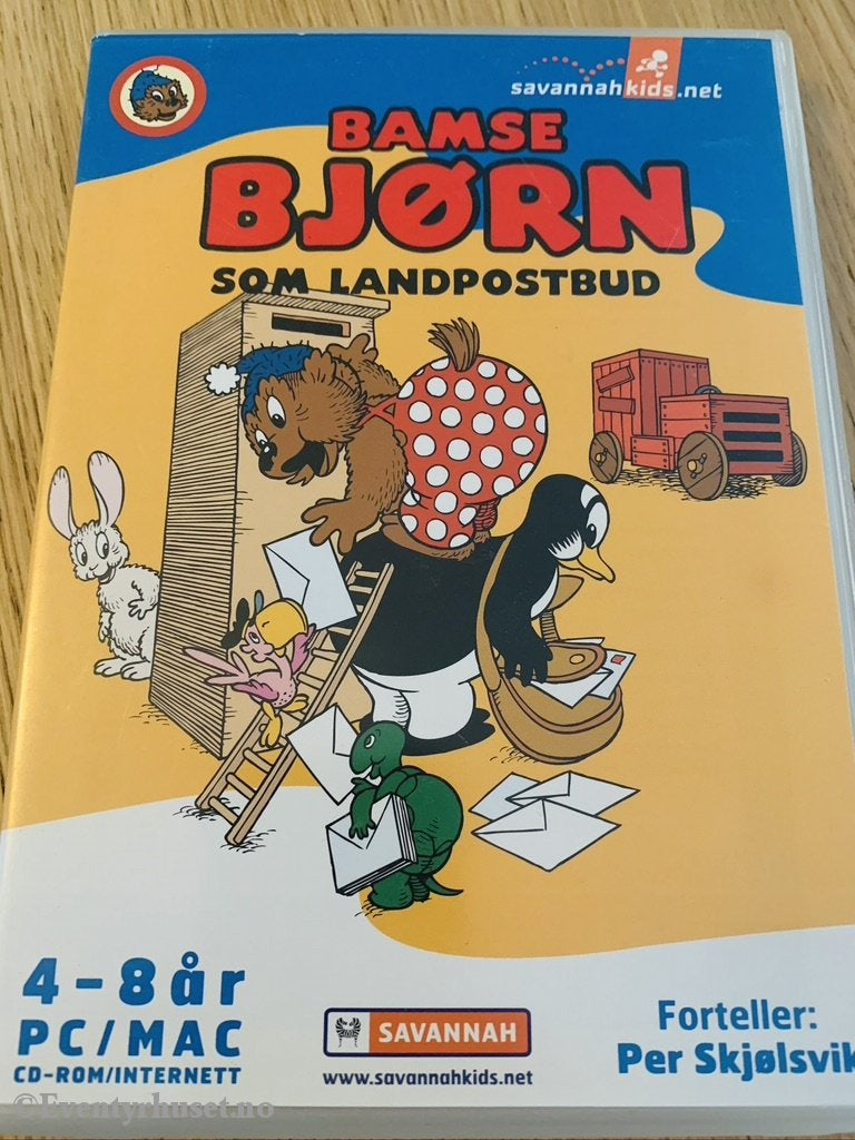 Bamse Bjørn Som Landpostbud. Pc-Spill. Pc