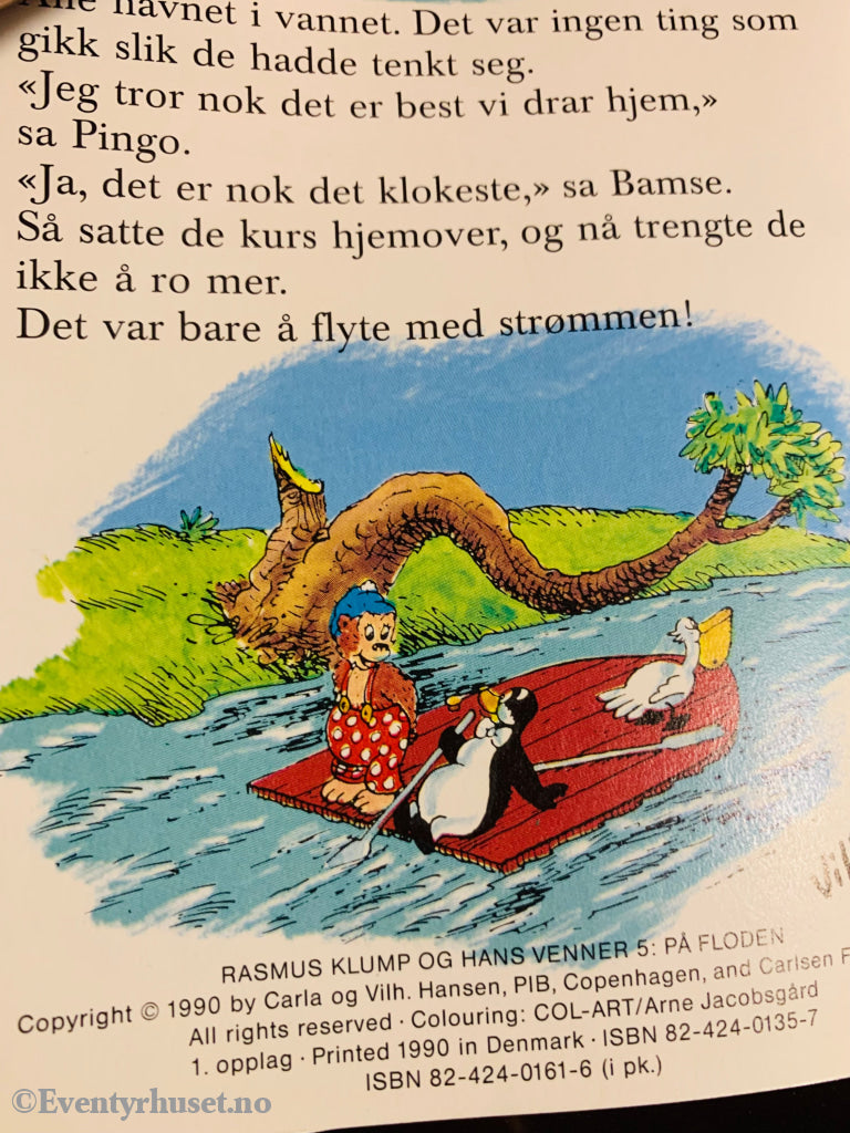 Bamse Bjørn’s Eventyr På Elva. 1990. Tegneserieblad