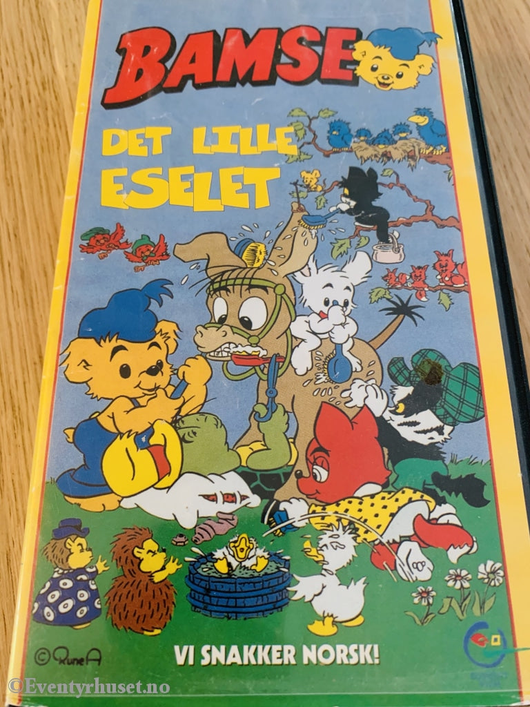 Bamse - Det Lille Eselet. 1991. Vhs. Vhs