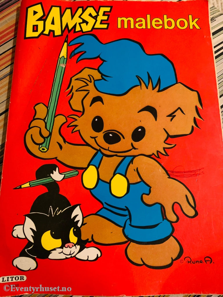 Bamse Malebok (Hobbybok). Brukt. Hobbybok