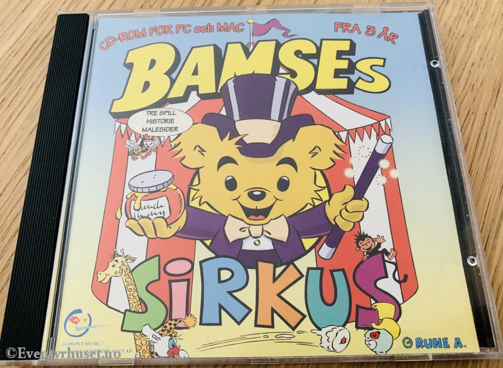 Bamses Sirkus. 2001. Pc Spill. Spill