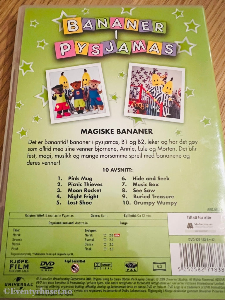 Bananer I Pysjamas. Vol. 01. Magiske Bananer. Dvd. Dvd